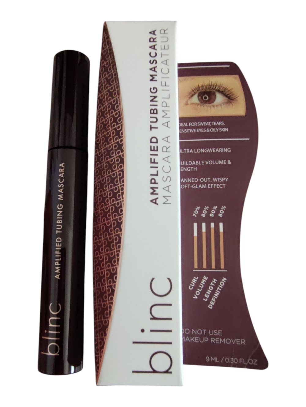 Blinc Amplified Tubing Mascara Black New in Box Never Opened Longwear Smudge-Pro
